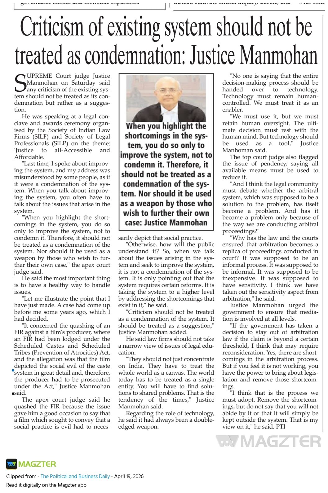 Publication coverage - Business and Political Daily